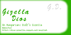 gizella dios business card